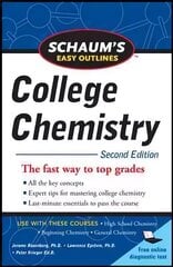 Schaum's Easy Outlines of College Chemistry, Second Edition 2nd edition цена и информация | Книги по экономике | 220.lv