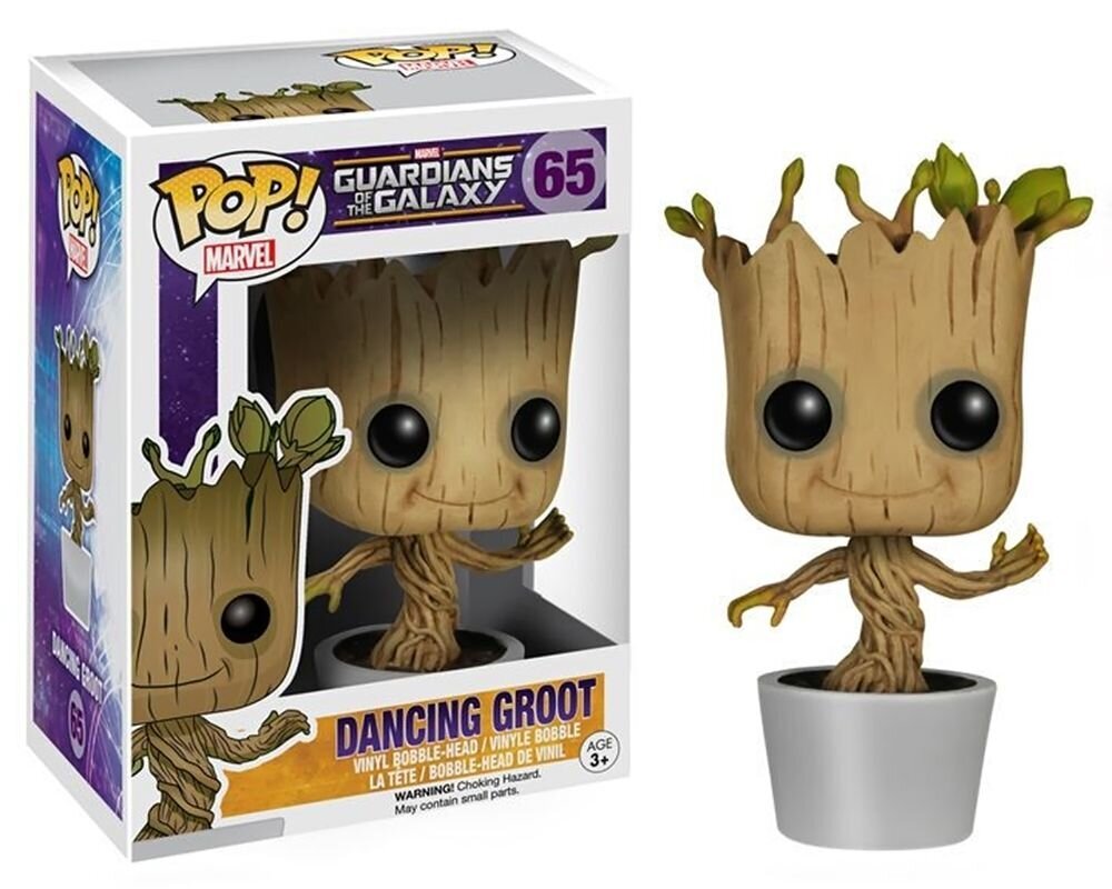Funko POP! Marvel GOTG Dancing Groot Bobble-Head cena un informācija | Datorspēļu suvenīri | 220.lv