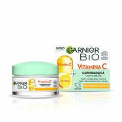 Крем, подсвечивающий кожу Garnier BIO Витамин C, 50 мл цена и информация | Наносите на чистую кожу лица. Подержите около 10-15 минут и смойте водой. | 220.lv