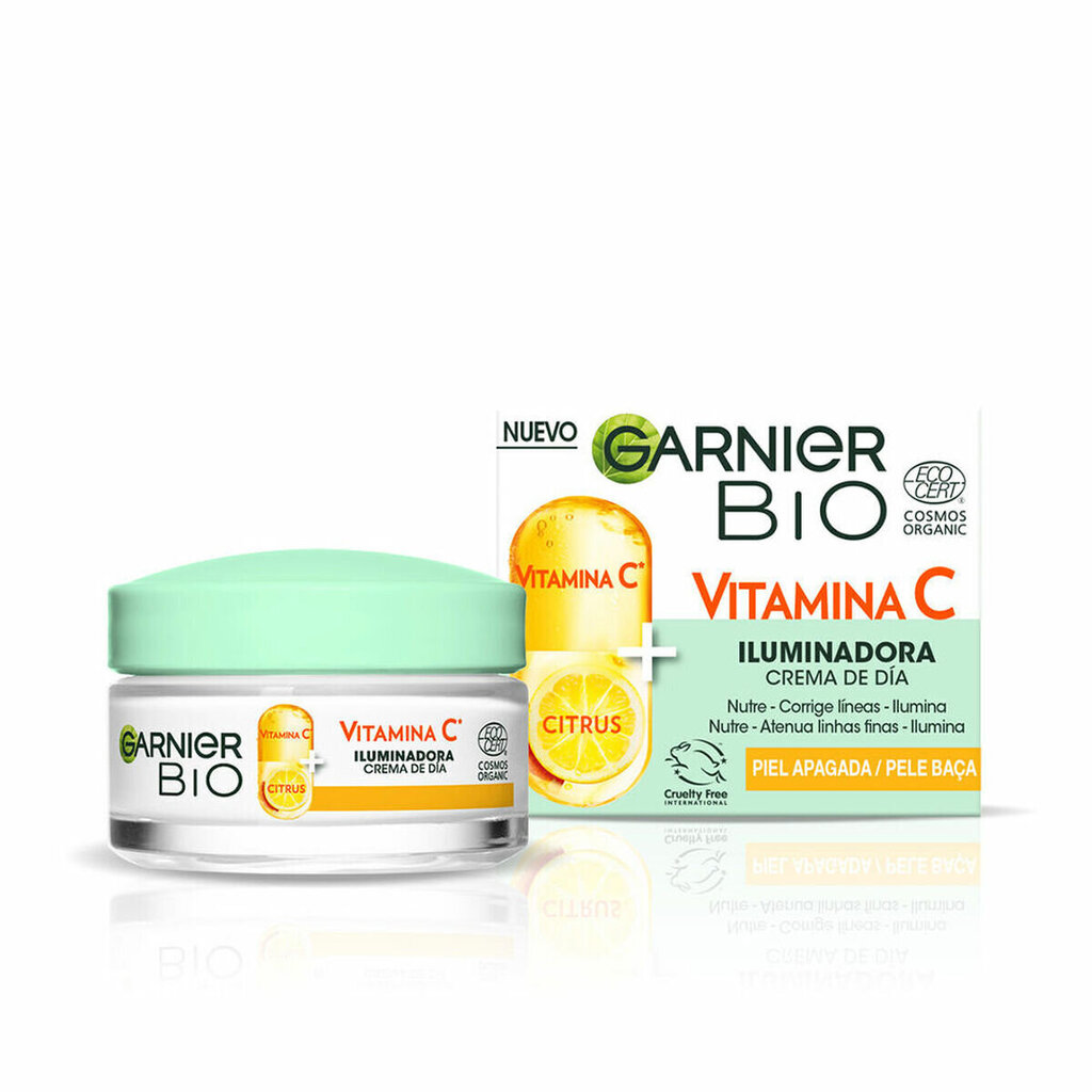 Sejas krēms Garnier BIO C vitamīns (50 ml) цена и информация | Sejas krēmi | 220.lv