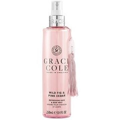 Спрей для тела Grace Cole Wild Fig & Pink Cedar 250 мл цена и информация | Кремы, лосьоны для тела | 220.lv