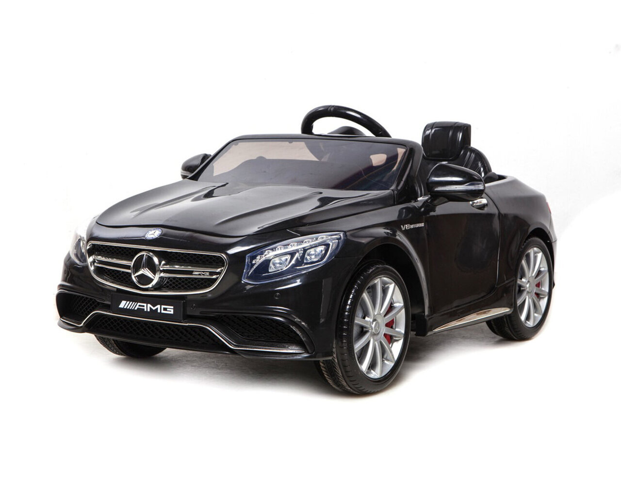 Bērnu elektromobilis Kikkaboo Mercedes S 63 AMG, Black SP cena un informācija | Bērnu elektroauto | 220.lv