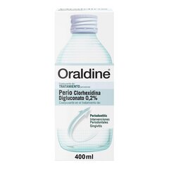 Ополаскиватель против образования налета и бактерий Oraldine Perio Clorhexidina (400 ml) цена и информация | Зубные щетки, пасты | 220.lv