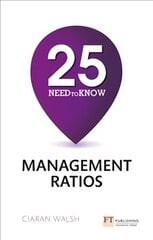 25 Need-To-Know Management Ratios: 25 Need-To-Know Management Ratios cena un informācija | Ekonomikas grāmatas | 220.lv