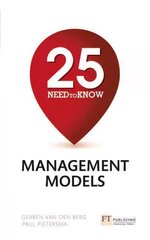 25 Need-To-Know Management Models цена и информация | Книги по экономике | 220.lv