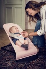 Babybjörn šūpuļkrēsls Balance Soft, light pink/gray, 005189A цена и информация | Шезлонги и качели | 220.lv