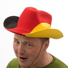 Ковбойская шляпа с флагом Германии цена и информация | Карнавальные костюмы, парики и маски | 220.lv