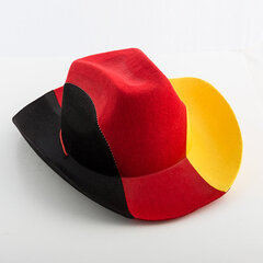 Kovboja cepure ar Vācijas Karogu cena un informācija | Karnevāla kostīmi, maskas un parūkas | 220.lv