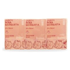 Мыло Rosa Mosqueta Lixoné (3 x 125 g) цена и информация | Мыло | 220.lv