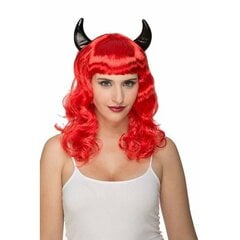 Парик My Other Me Красный Демон-девушка цена и информация | Карнавальные костюмы, парики и маски | 220.lv