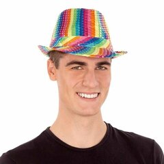 Шляпа My Other Me Rainbow пайетки цена и информация | Карнавальные костюмы, парики и маски | 220.lv