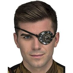 Plāksteris My Other Me Steampunk Melns cena un informācija | Karnevāla kostīmi, maskas un parūkas | 220.lv