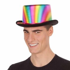 Top hat My Other Me Rainbow cena un informācija | Karnevāla kostīmi, maskas un parūkas | 220.lv