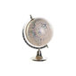 Globuss DKD Home Decor Sudrabains Bēšs Metāls PVC (22 x 20 x 40 cm) cena un informācija | Globusi | 220.lv