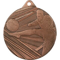 Tērauda bronzas futbola medaļa, 5 cm cena un informācija | Numismātika, filatēlija | 220.lv