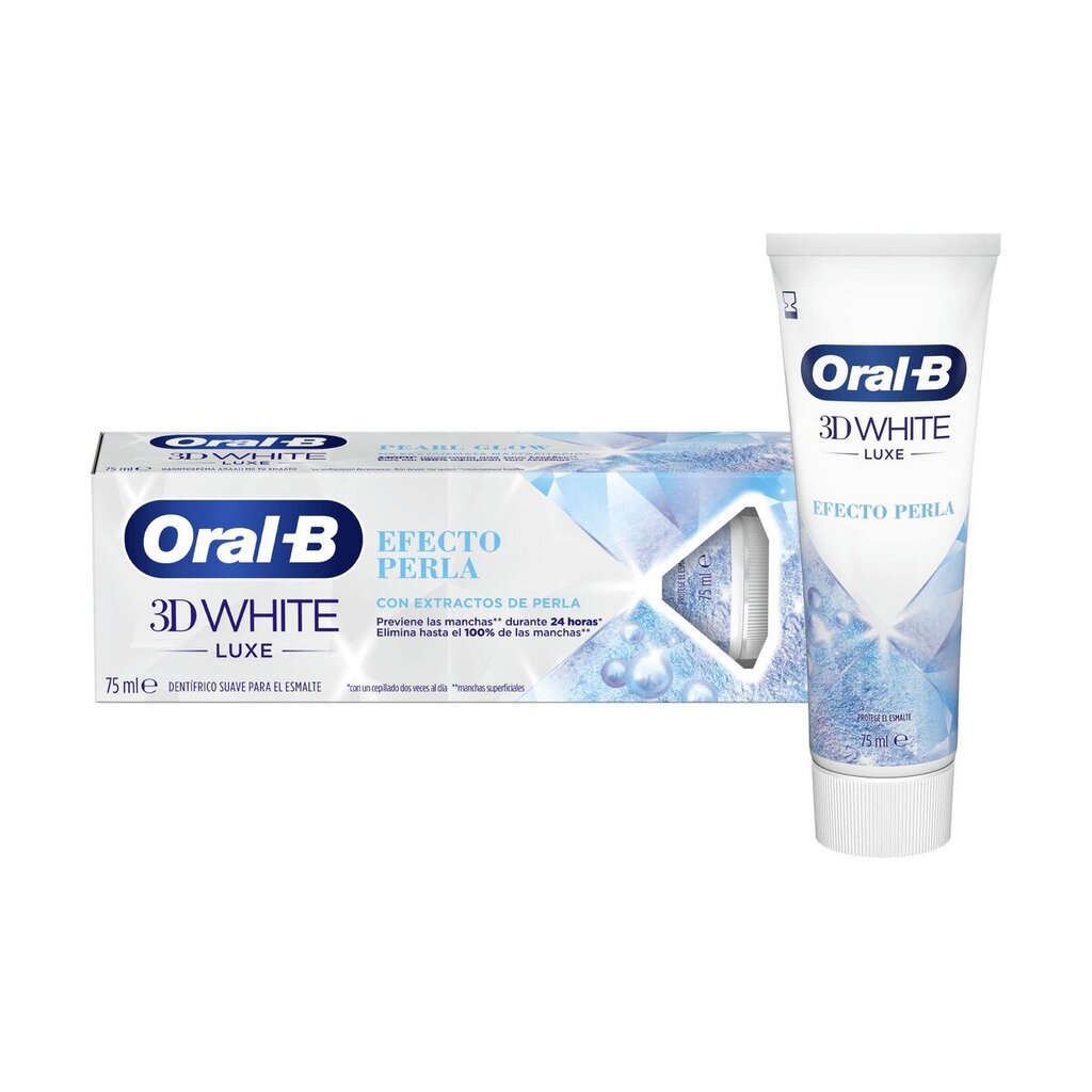 Balinošā zobu pasta Oral-B 3D White Luxe Pearl (75 ml) цена и информация | Zobu pastas, birstes | 220.lv