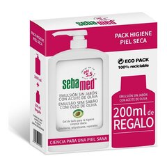 Гигиенический набор Sebamed Лосьон без мыла для ванной Оливковое масло (2 pcs) цена и информация | Товары для интимной гигиены | 220.lv