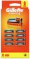 Skuvekļa kasetes Gillette Fusion 8 gab. cena un informācija | Skūšanās piederumi, kosmētika | 220.lv