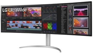 LCD Monitor|LG|49WQ95C-W|49"|Curved|Panel IPS|5120x1440|32:9|Matte|5 ms|Speakers|Swivel|Height adjustable|Tilt|49WQ95C-W cena un informācija | Monitori | 220.lv