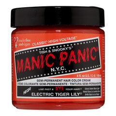 Noturīga matu krāsa Classic Manic Panic Electric Tiger Lily (118 ml) цена и информация | Краска для волос | 220.lv