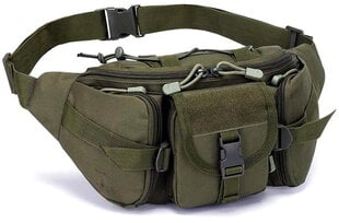 Мужская тактическая поясная сумка Т28, зеленая цена и информация | Мужские сумки | 220.lv