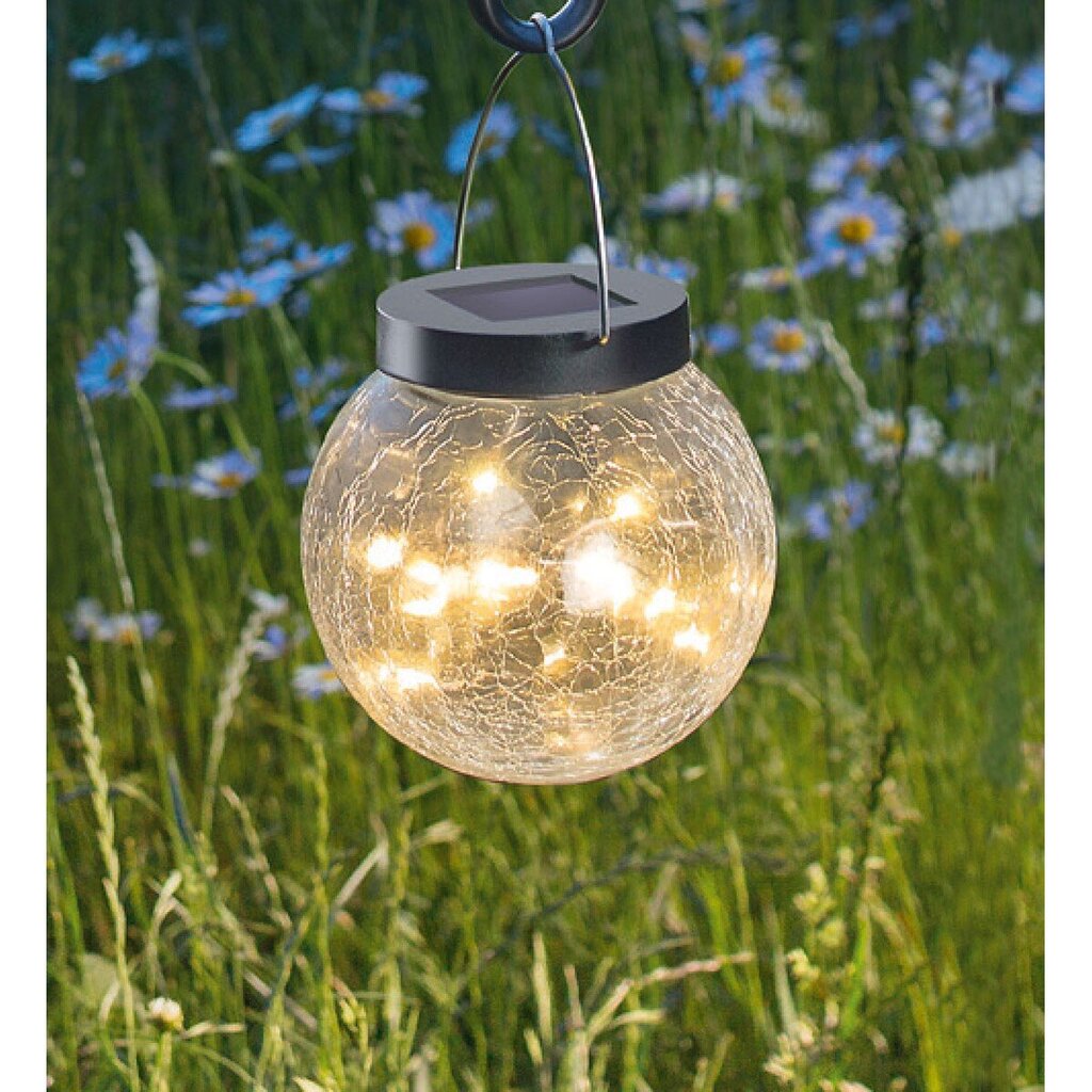 Saules lampa, 12 cm, 20 LED цена и информация | Āra apgaismojums | 220.lv