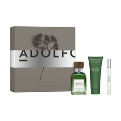 Komplekts Adolfo Dominguez Agua Fresca Vetiver: dušas želeja, 75 ml + tualetes ūdens EDT, 120 ml + 10 ml cena un informācija | Sieviešu smaržas | 220.lv