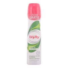 Izsmidzināms dezodorants Organic Extra Fresh Byly (200 ml) cena un informācija | Dezodoranti | 220.lv