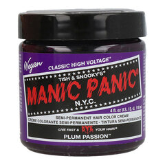 Noturīga matu krāsa Classic Manic Panic ‎HCR 11021-2pk Plum Passion (118 ml) cena un informācija | Matu krāsas | 220.lv