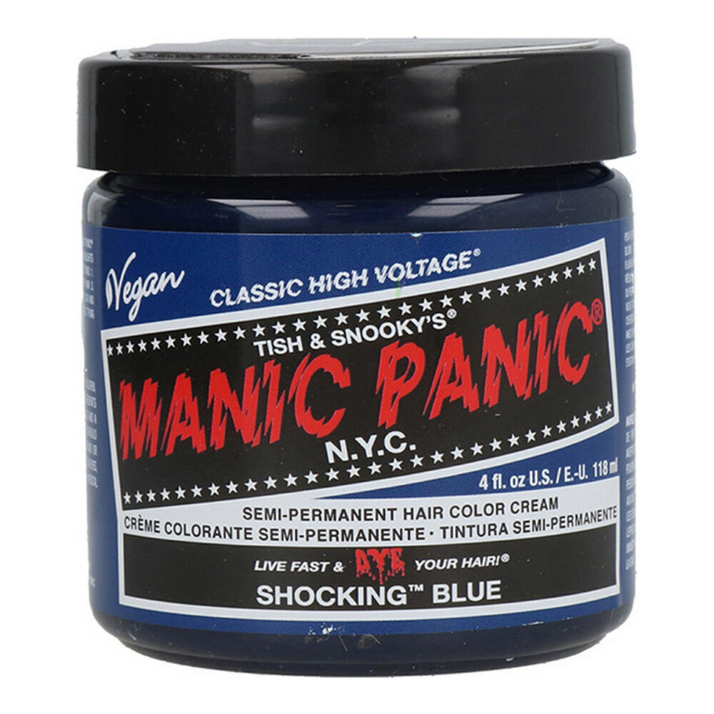 Noturīga matu krāsa Classic Manic Panic ‎HCR 11028 Shocking Blue (118 ml) цена и информация | Matu krāsas | 220.lv