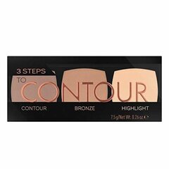 Пудра Catrice 3 Steps to Contour (7,5 г) цена и информация | Бронзеры (бронзаторы), румяна | 220.lv