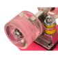Plastmasas skrituļdēlis Enero LED, rozā цена и информация | Skrituļdēļi | 220.lv