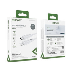 Acefast MFI, USB C/Lightning, 1.2 m, 3 A cena un informācija | Savienotājkabeļi | 220.lv