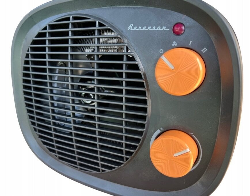 Elektriskais sildītājs, ventilators, termostats, Ravanson PRO, 2000W цена и информация | Sildītāji | 220.lv