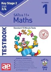 KS2 Maths Year 3/4 Testbook 1: Standard 15 Minute Tests cena un informācija | Grāmatas pusaudžiem un jauniešiem | 220.lv