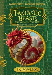 Fantastic Beasts and Where to Find Them: Large Print Dyslexia Edition цена и информация | Книги для подростков и молодежи | 220.lv