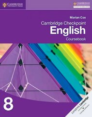 Cambridge Checkpoint English Coursebook 8, Bk. 8 цена и информация | Книги для подростков и молодежи | 220.lv