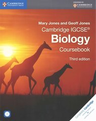 Cambridge IGCSE (R) Biology Coursebook with CD-ROM 3rd Revised edition, Cambridge IGCSE (R) Biology Coursebook with CD-ROM цена и информация | Книги для подростков и молодежи | 220.lv