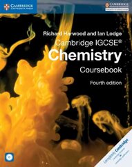Cambridge IGCSE (R) Chemistry Coursebook with CD-ROM 4th Revised edition, Cambridge IGCSE (R) Chemistry Coursebook with CD-ROM цена и информация | Книги для подростков и молодежи | 220.lv