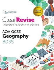 ClearRevise AQA GCSE Geography 8035 Large type / large print edition cena un informācija | Grāmatas pusaudžiem un jauniešiem | 220.lv