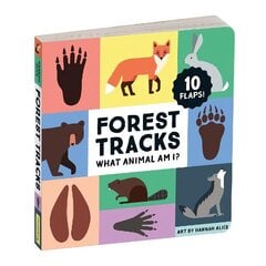 Forest Tracks: What Animal Am I? Lift-the-Flap Board Book cena un informācija | Grāmatas pusaudžiem un jauniešiem | 220.lv