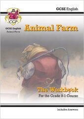 Grade 9-1 GCSE English - Animal Farm Workbook (includes Answers) cena un informācija | Grāmatas pusaudžiem un jauniešiem | 220.lv