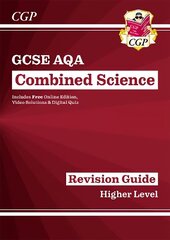GCSE Combined Science AQA Revision Guide - Higher includes Online Edition, Videos & Quizzes cena un informācija | Grāmatas pusaudžiem un jauniešiem | 220.lv