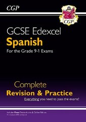 GCSE Spanish Edexcel Complete Revision & Practice (with Free Online Edition & Audio) цена и информация | Книги для подростков и молодежи | 220.lv