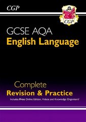 New GCSE English Language AQA Complete Revision & Practice - includes Online   Edition and Videos цена и информация | Книги для подростков и молодежи | 220.lv