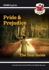 New GCSE English Text Guide - Pride and Prejudice includes Online Edition &   Quizzes цена и информация | Книги для подростков и молодежи | 220.lv