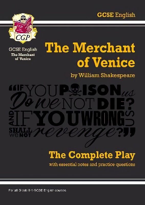 Grade 9-1 GCSE English The Merchant of Venice - The Complete Play цена и информация | Grāmatas pusaudžiem un jauniešiem | 220.lv