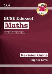 GCSE Maths Edexcel Revision Guide: Higher inc Online Edition, Videos & Quizzes цена и информация | Книги для подростков и молодежи | 220.lv