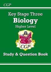 KS3 Biology Study & Question Book - Higher cena un informācija | Grāmatas pusaudžiem un jauniešiem | 220.lv