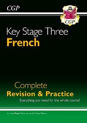 KS3 French Complete Revision & Practice (with Free Online Edition & Audio): Complete Revision and Practise цена и информация | Книги для подростков  | 220.lv